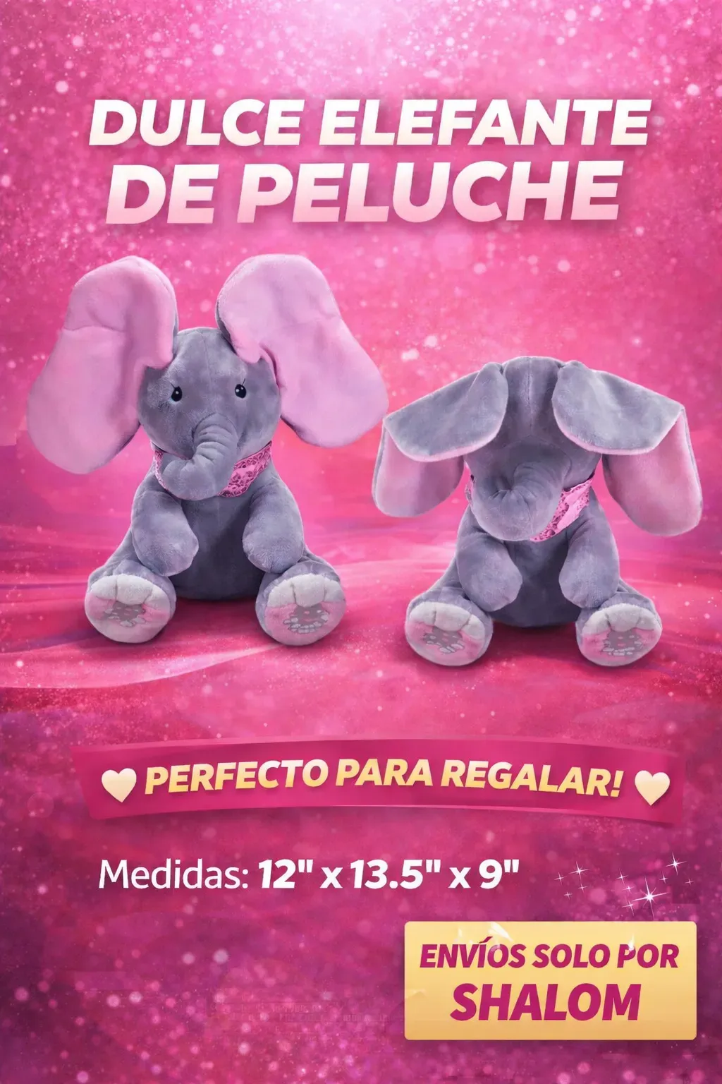 ELEFANTE ROSA INTERACTIVO 