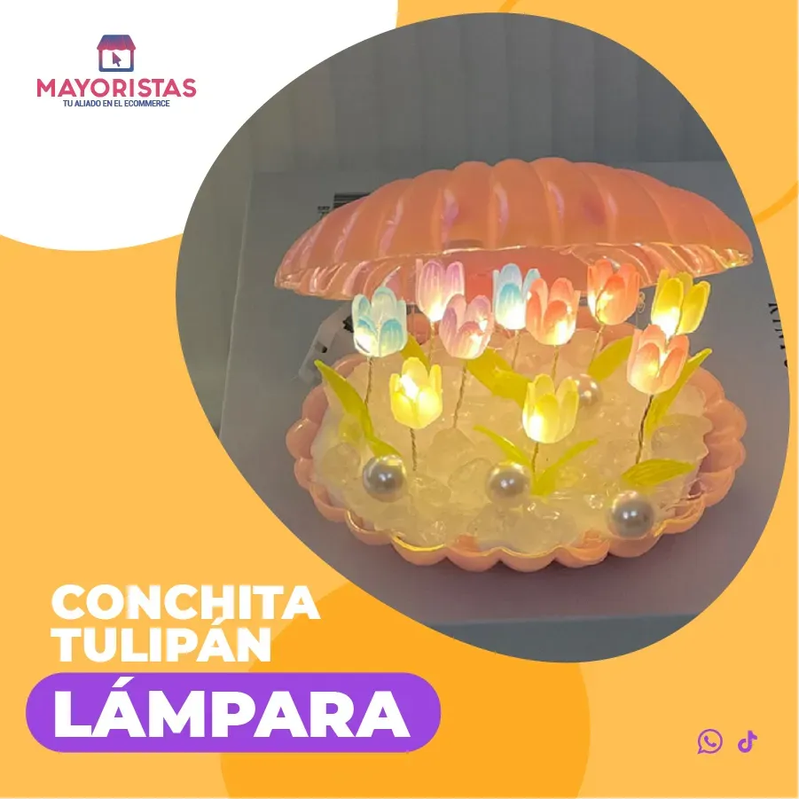 LÁMPARA CONCHITA TULIPÁN ARMADO