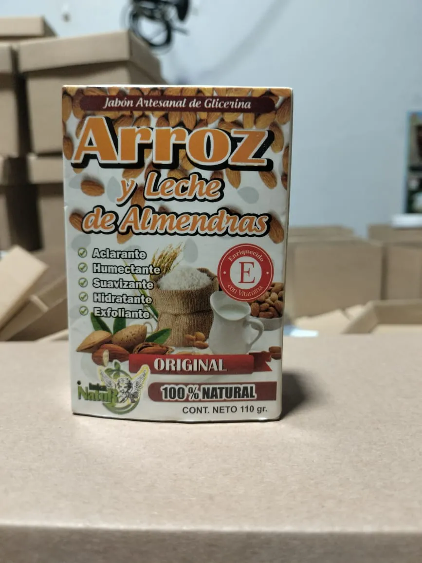 JABÓN ARROZ Y LECHE DE ALMENDRAS