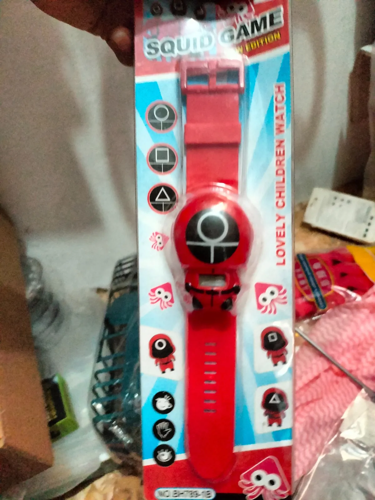 reloj de juego de calamar