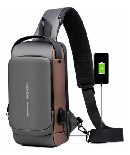 mochila carga usb con clave
