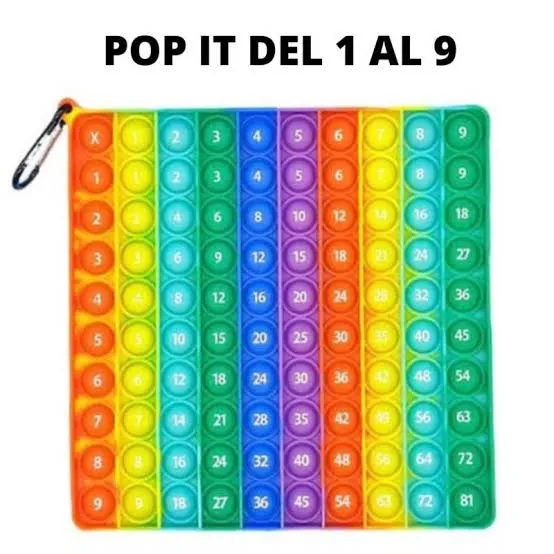 pop it tabla de multiplicar