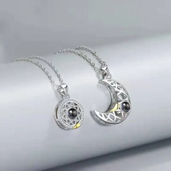 caadena sol y luna para pareja