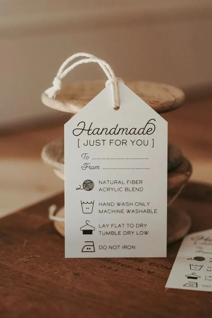 1000 hang tags para prendas
