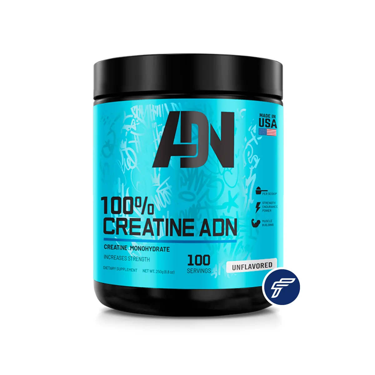 CREATINA 100% - 250 G - 50 SERV.