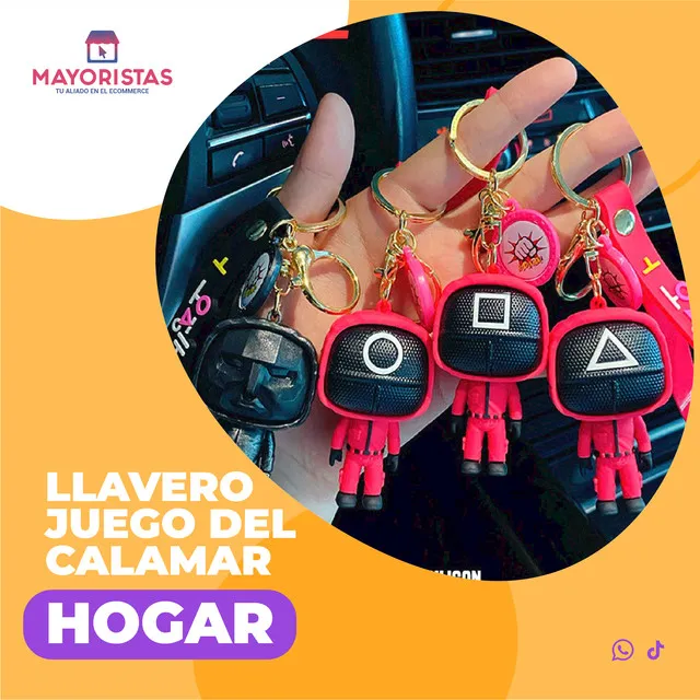 LLAVERO JUEGO DEL CALAMAR