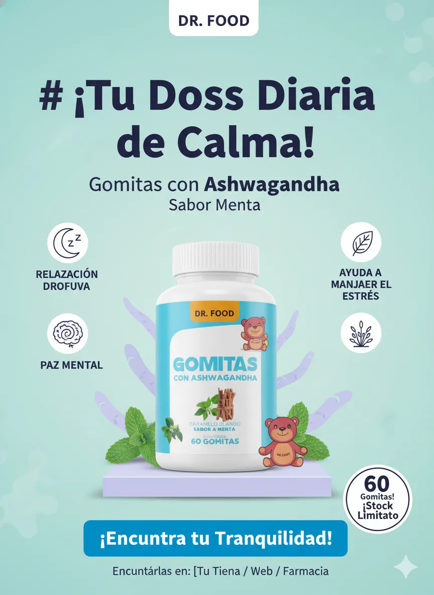 GOMITAS ASHWAGANDHA - REGISTRO SANITARIO