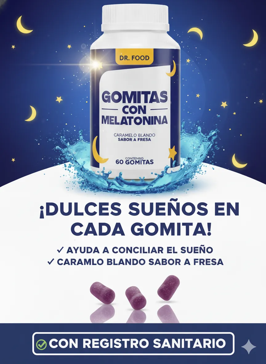 GOMITAS DE MELATONINA - PARA DORMIR CON REGISTRO SANITARIO