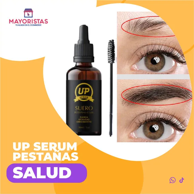 SERUM UP + mascarilla facial- CRECIMIENTO DE PESTAÑAS Y CEJAS