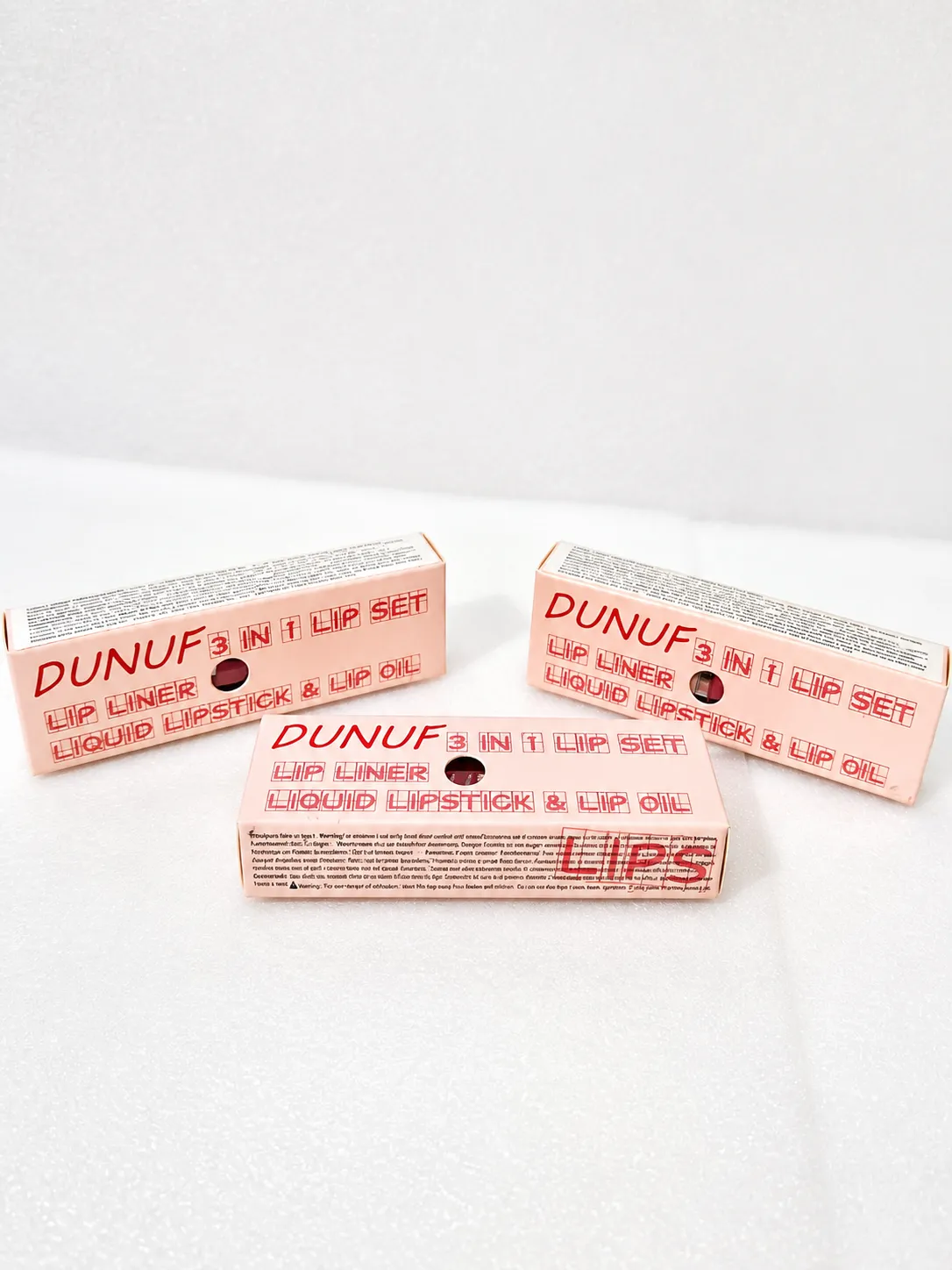 Set de Labios 3 en 1 DUNUF