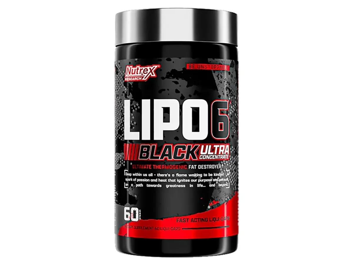 LIPO-6 BLACK INTENSE ULTRA CONCENTRATE 60 CAPSULAS - NUTREX